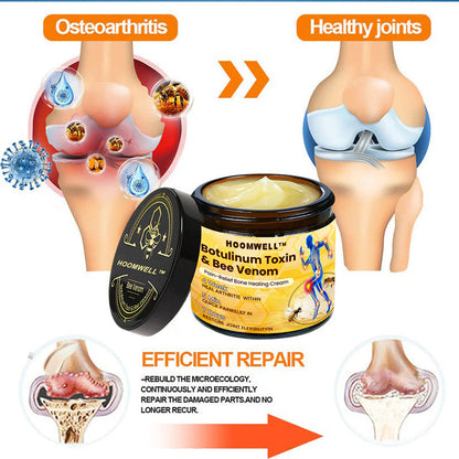 ⏰FLASH SALE: 59% OFF🔥HOOMWELL™ Botulinum Toxin & Bee Venom Pain-Relief Bone Healing Cream