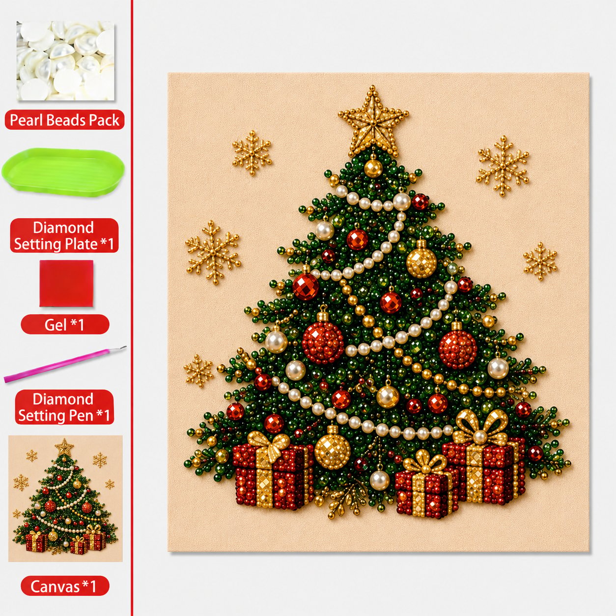 ❤️ Craft Magical Memories: 5-Theme 3D Pearl Art Kit for the Family 🎨