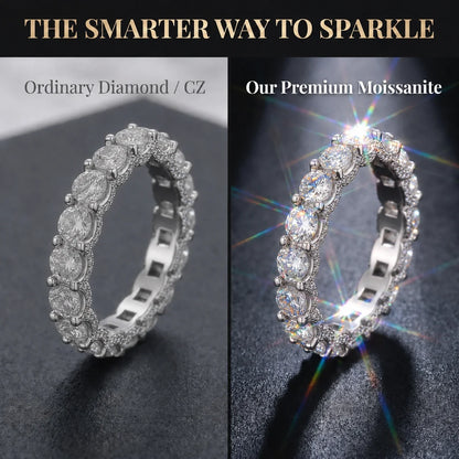 The Timeless Elegance - Premium Moissanite Eternity Band--Last Day Sale🔥90% OFF