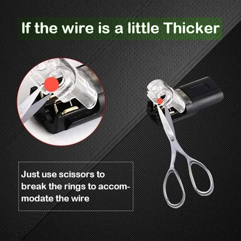 🔥Time-Limited Offer -🔌2-Pin Solderless Wire Connector – Compact Plug for LED Strips & 18–22 AWG Cables