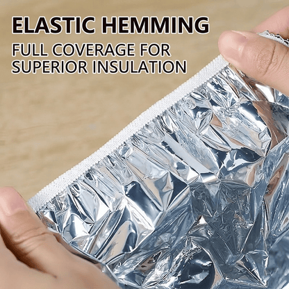Food Container Aluminum Foil Heat-Retaining Cover(50 Pcs)