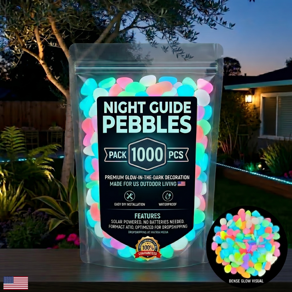 💥LAST DAY SALE 50%OFF💥🌈Colorful Glow-in-the-Dark Garden Stones